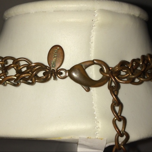 Chico's Triple Strand Statement Necklace - Picture 5 of 5