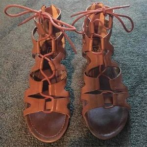 Brown Gladiator Sandals