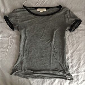 UO Grey Ringer Tee