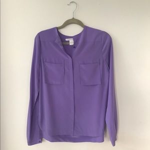 Diane von Furstenberg button up blouse