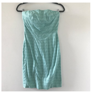 vintage express patterned dress