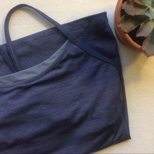 Lululemon Power Y Iridescent Purple Mesh Tank 6