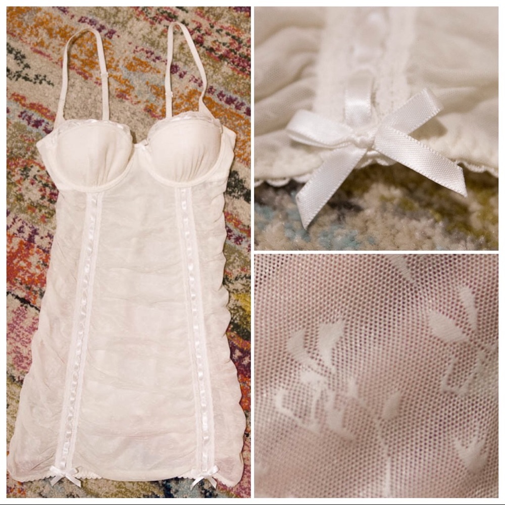 Victoria's Secret Floral Lace Chemise Lingerie