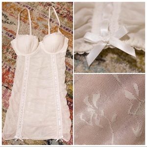 Victoria's Secret Floral Lace Chemise Lingerie