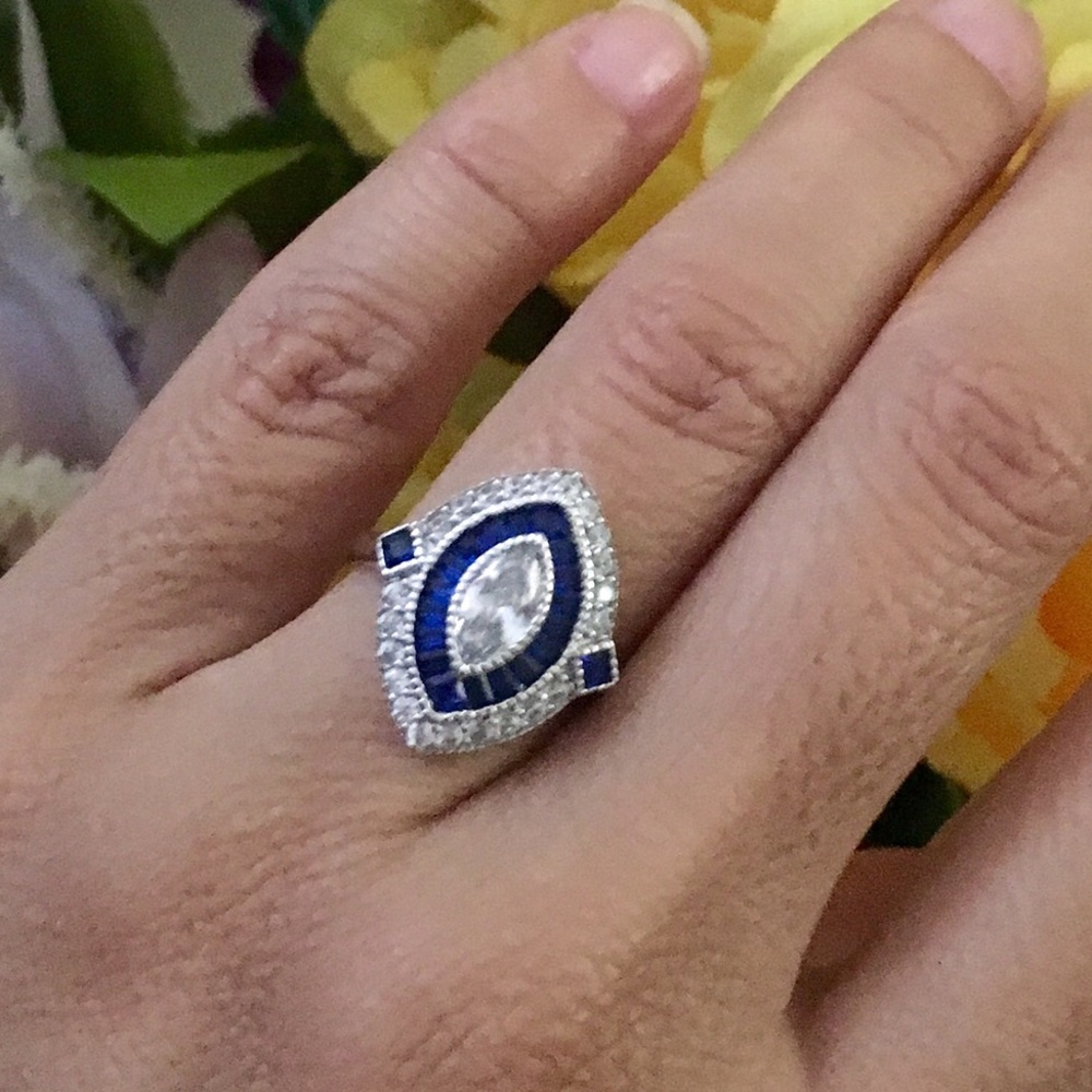 Vintage Art Deco engagement ring