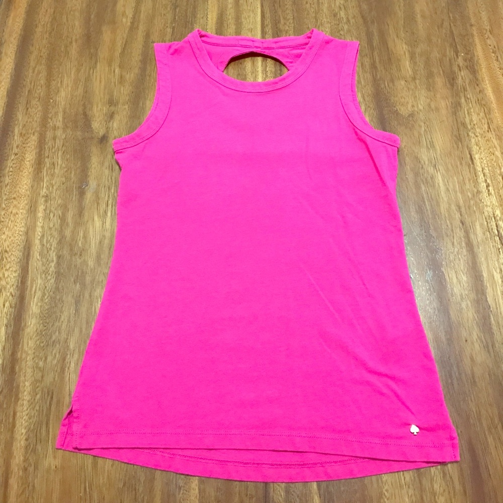 Kate spade tank - pink with bow on the back