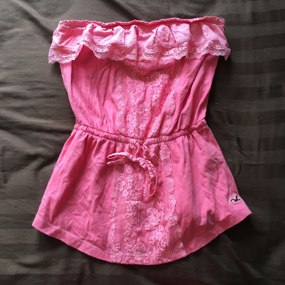 Lace Hollister Strapless Top