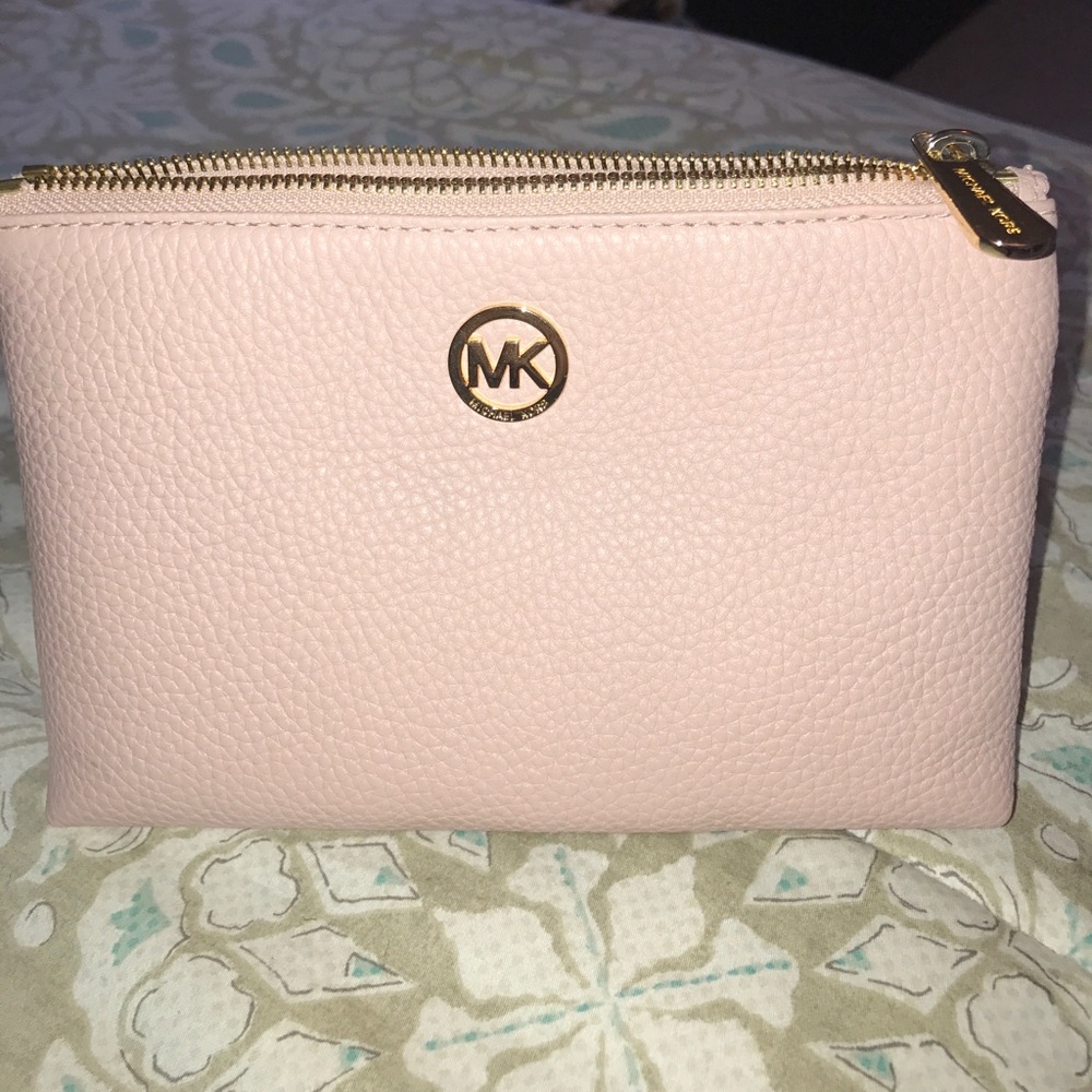 Light Pink Michael Korda Clutch