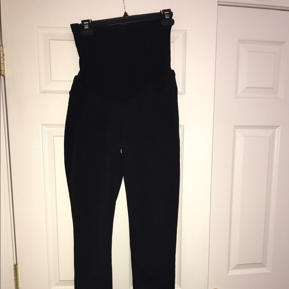 Maternity black skinny jeans