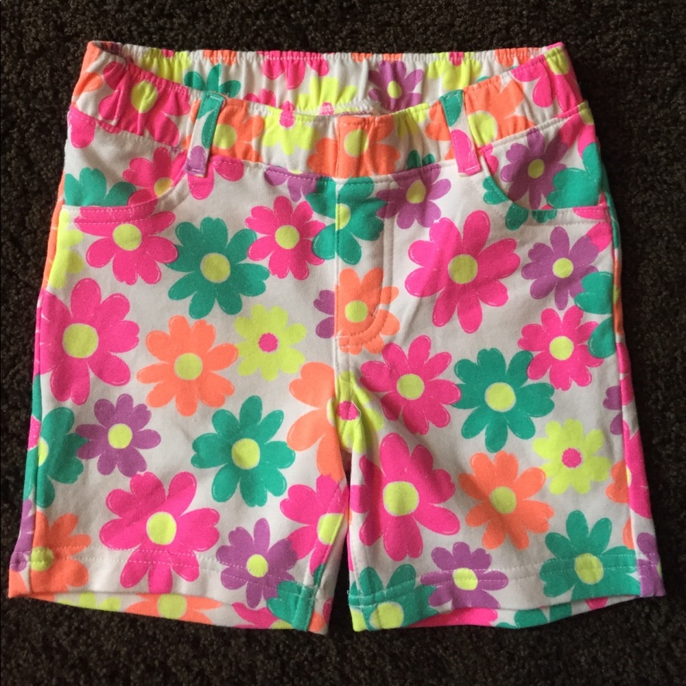Girls Flower Shorts