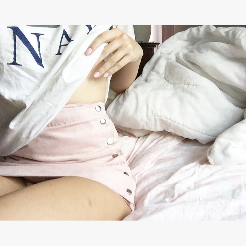 90s BADDIE H&M NEW VELVET PINK MINISKIRT