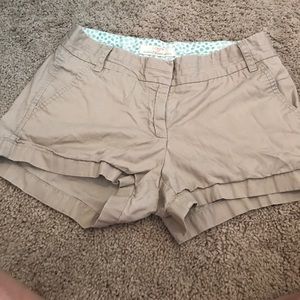 JCREW khaki shorts