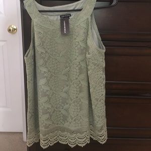 Lauren Michelle NWT sz L large lace tank top