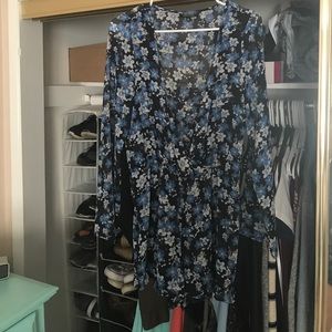 Floral ruffled romper