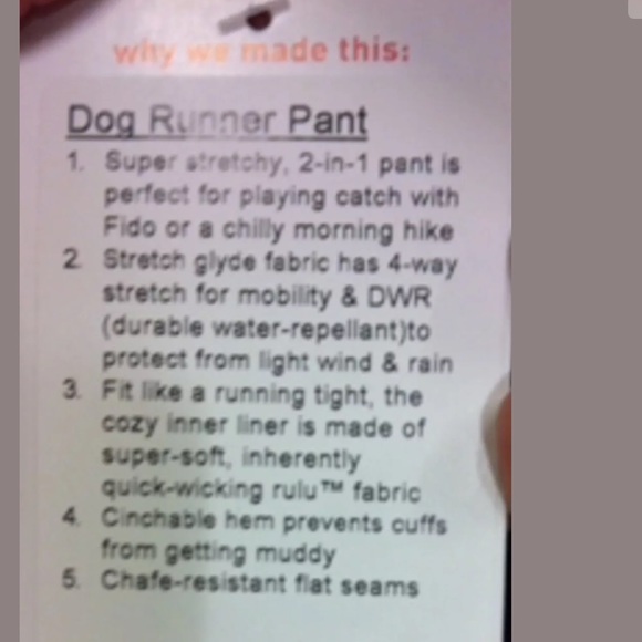 Lululemon Dog runner Sold - Picture 3 of 6