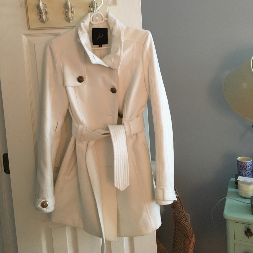 Cream peacoat