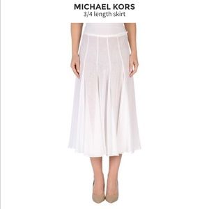 Michael Kors Linen flare midi skirt!!! Beautiful