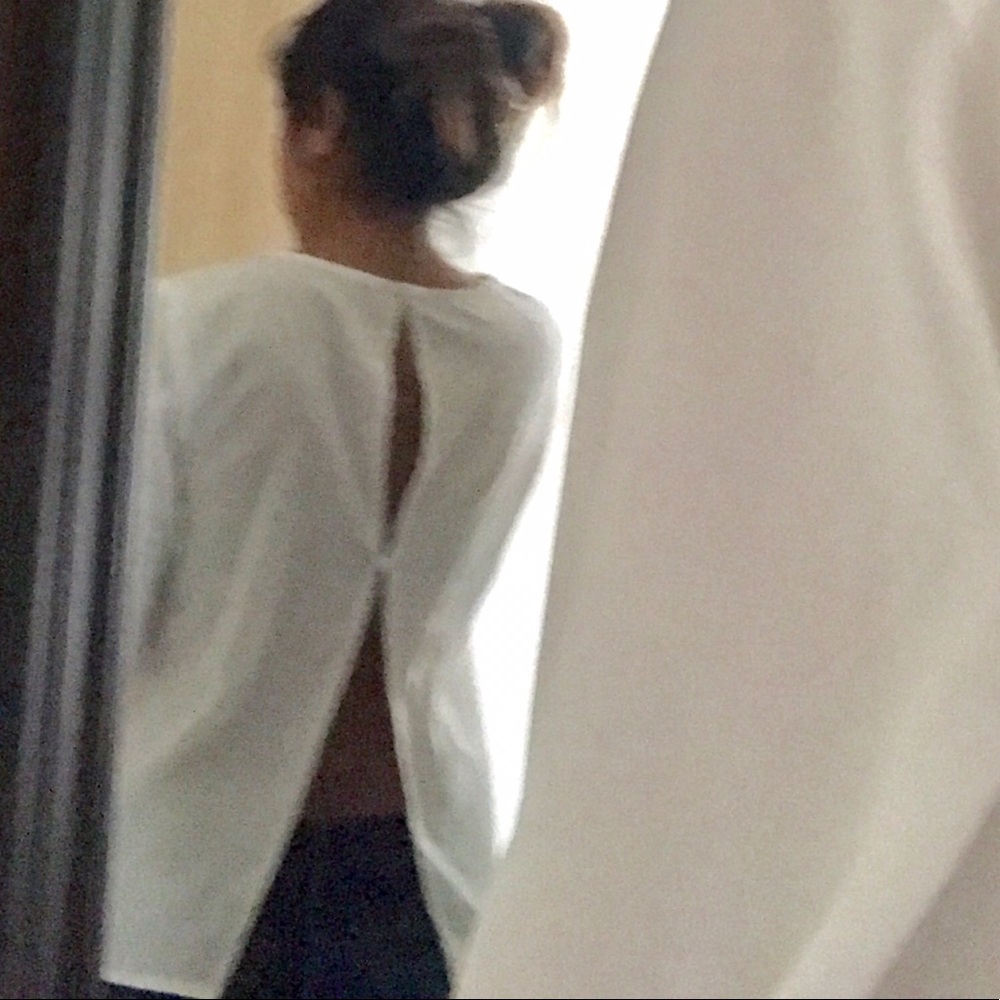 NWOT Lace-detail white Vero Moda blouse