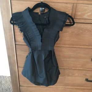 Bcbgmaxazria black blouse