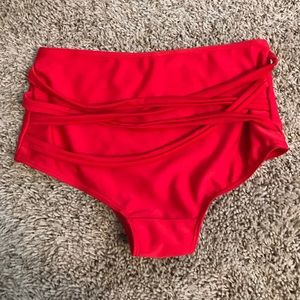 High wasted swim bottoms