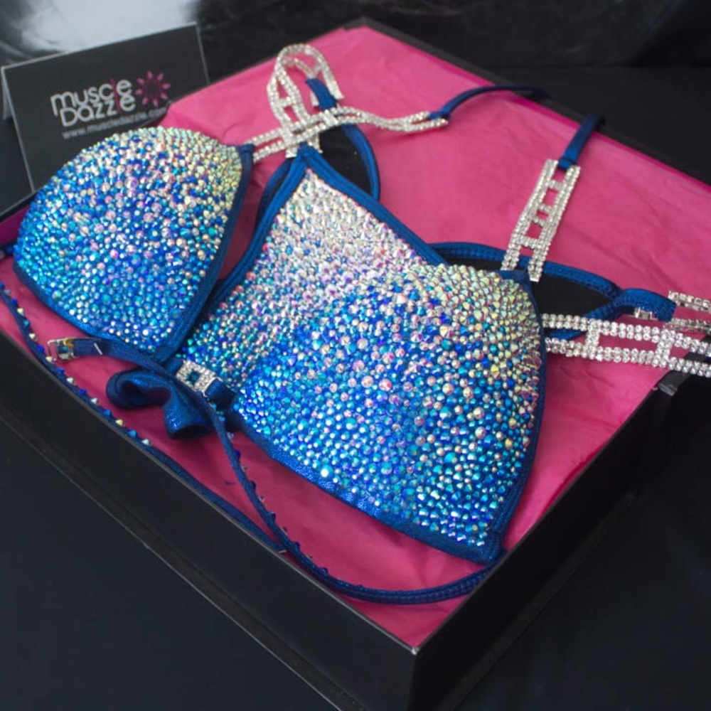 Blue Competition Bikini