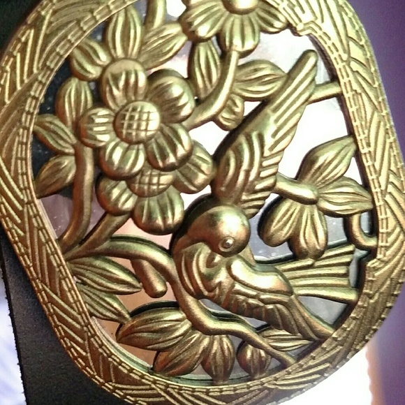 White House Black market leather belt