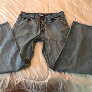 Men's urban pipeline 36/34 boot cut blue jean