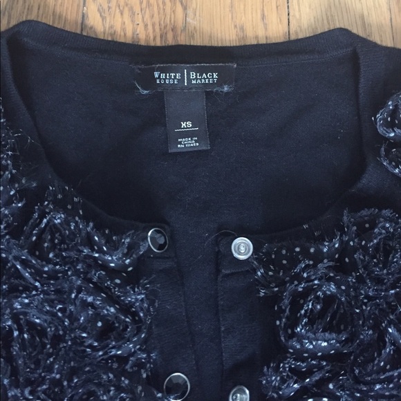 White House Black Market Embellished Cardigan - Picture 2 of 3