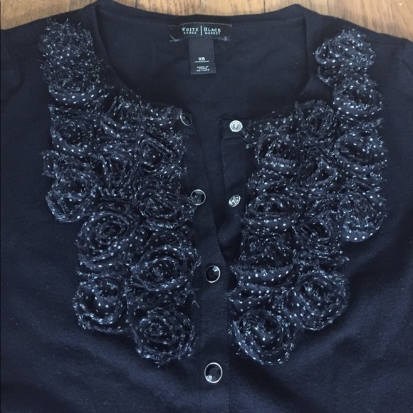 White House Black Market Embellished Cardigan - Picture 3 of 3