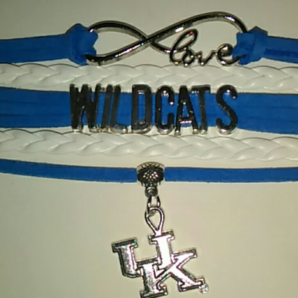 University of Kentucky leather bracelet