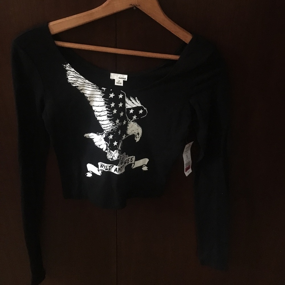 Long sleeved crop top