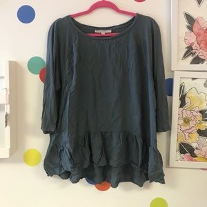 Loft ruffle blouse