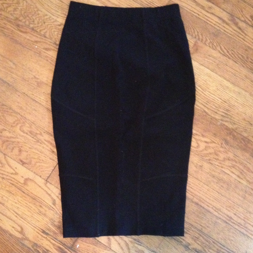 All Saints black stretchy pencil skirt size 6