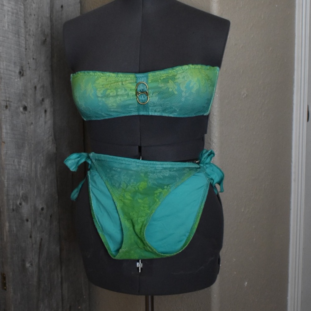 BECCA Green & Teel Lace Bikini