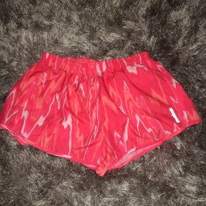 Pink Tie Dye Reebok Athletic Running Shorts!