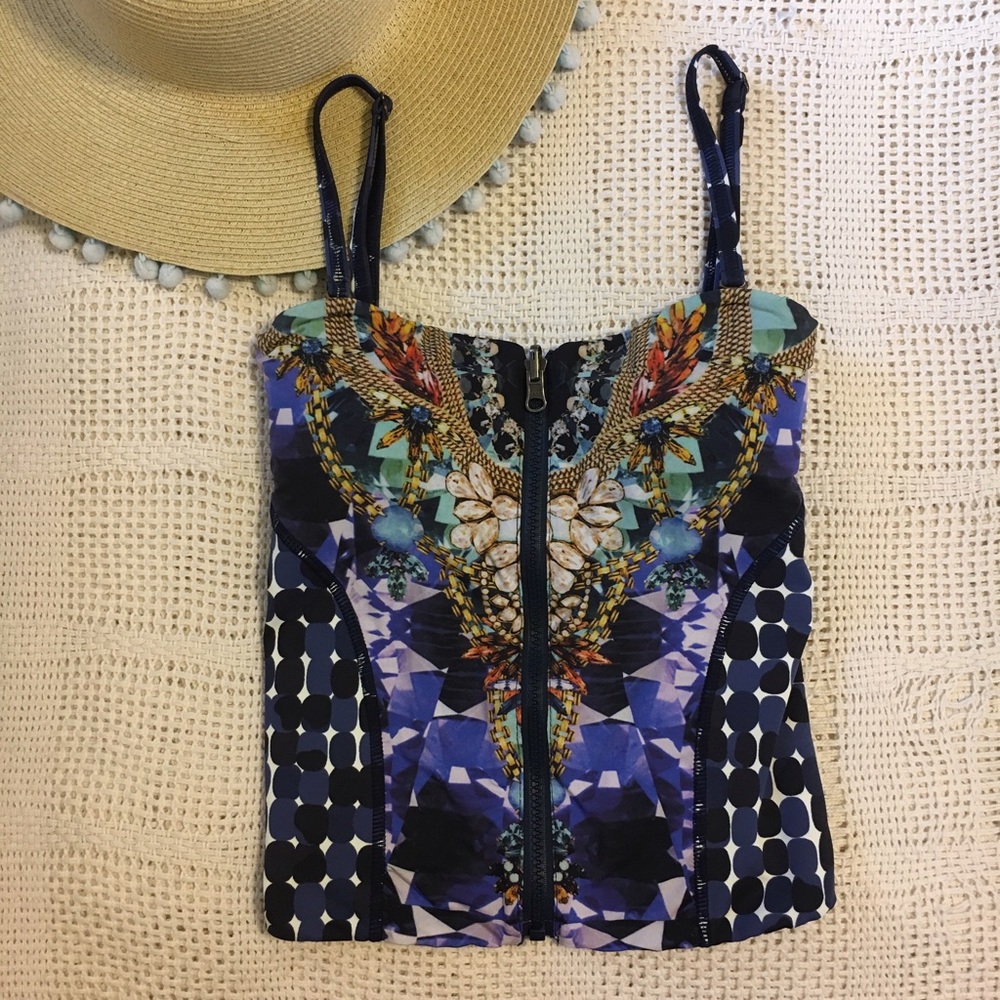 Maaji Dark Bustier Top