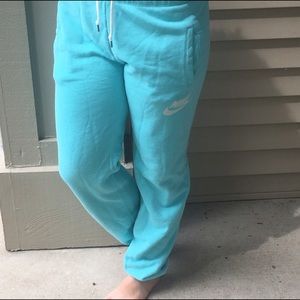 Tiffany Blue Nike Sweatpants  (joggers)