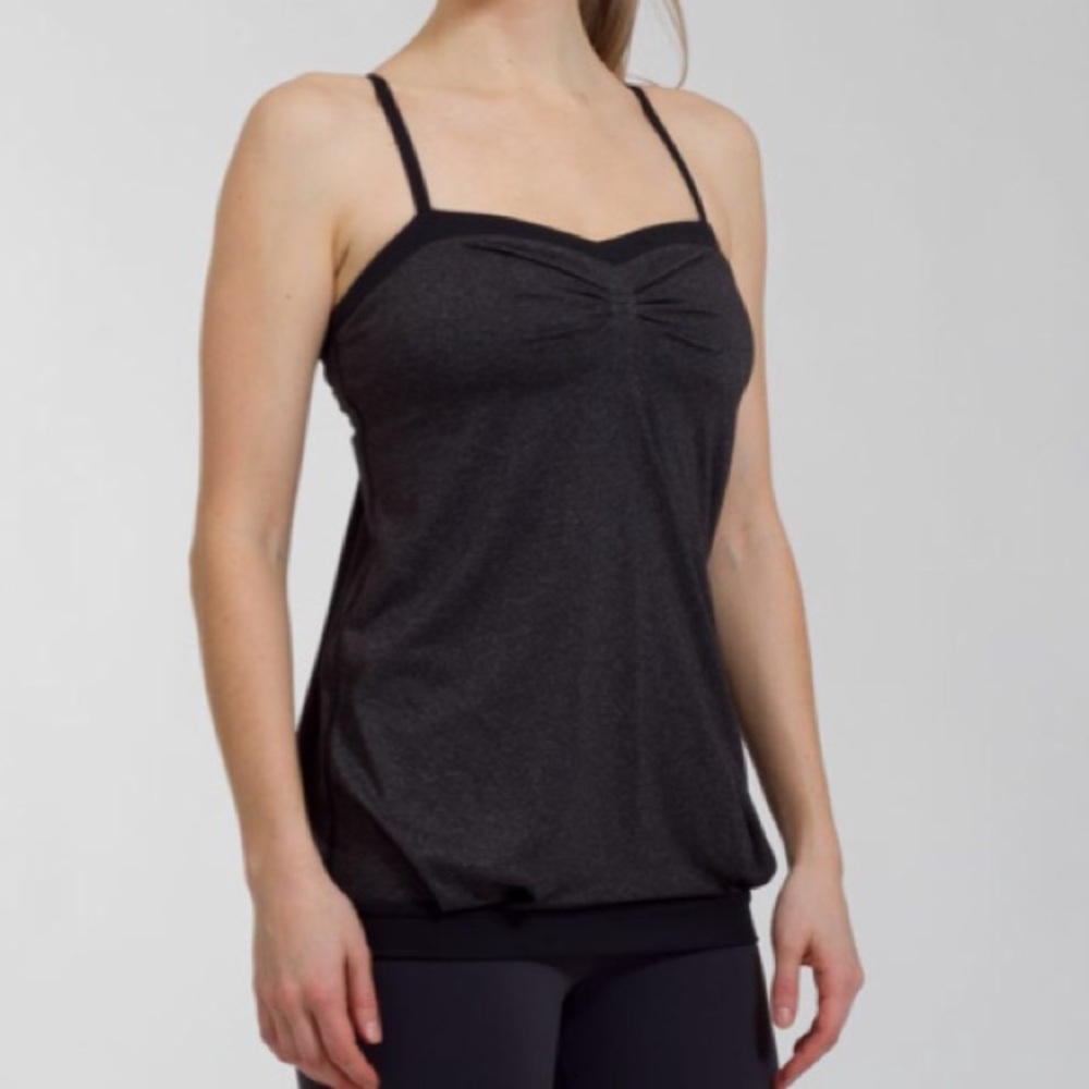Lululemon Pure Focus Black Tank 10