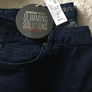 Avenue jeans stretchy tall skinny jean