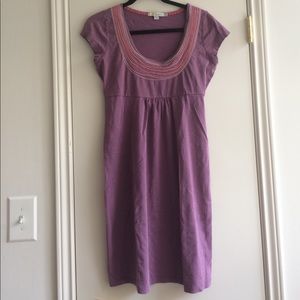 Boden cotton empire waist embroidered 6p dress