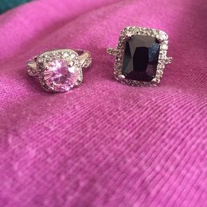 Two rings- costume jewelry