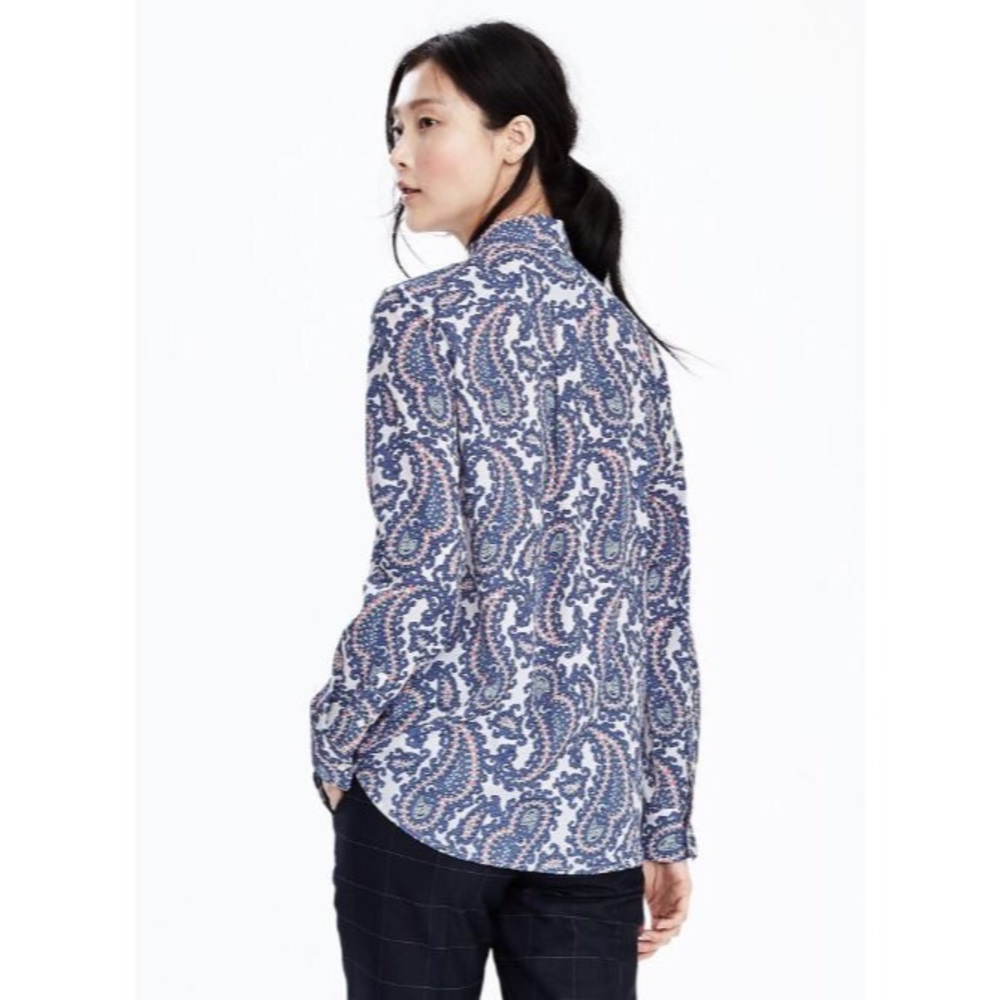 Banana Republic paisley shirt