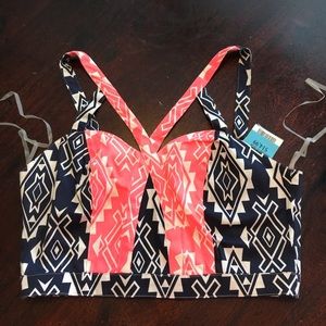 Flying Tomato Summer Crop Top NWT