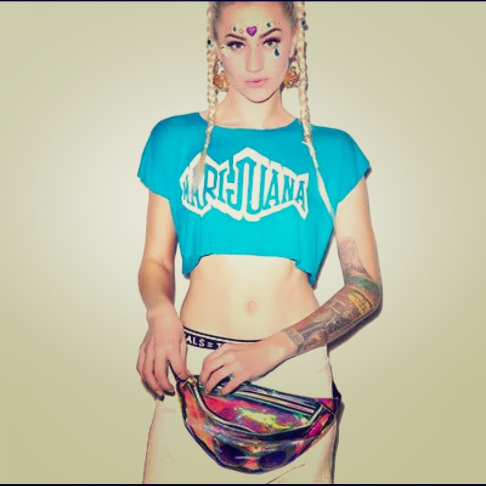 Translucent Rainbow Fanny Pack