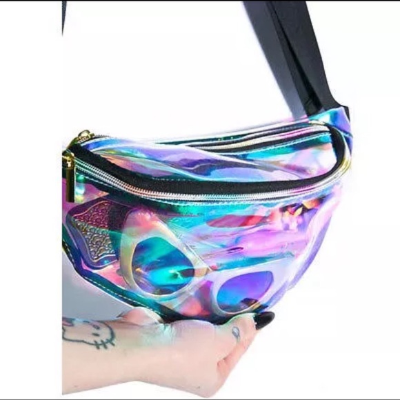 Translucent Rainbow Fanny Pack - Picture 2 of 5