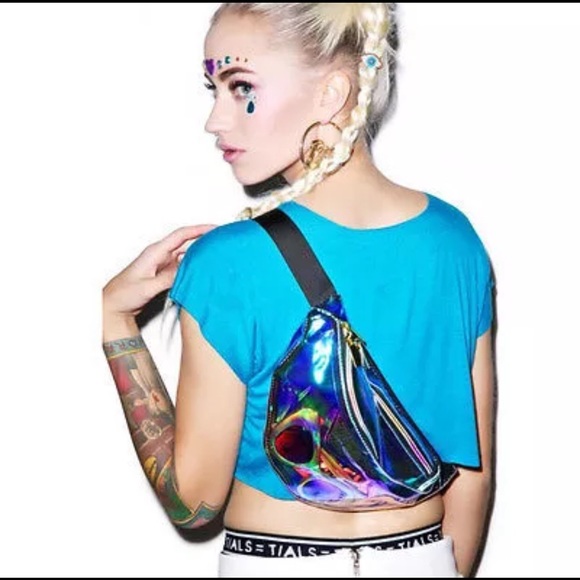 Translucent Rainbow Fanny Pack - Picture 4 of 5