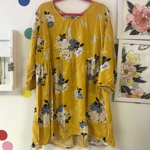Old navy mustard dress