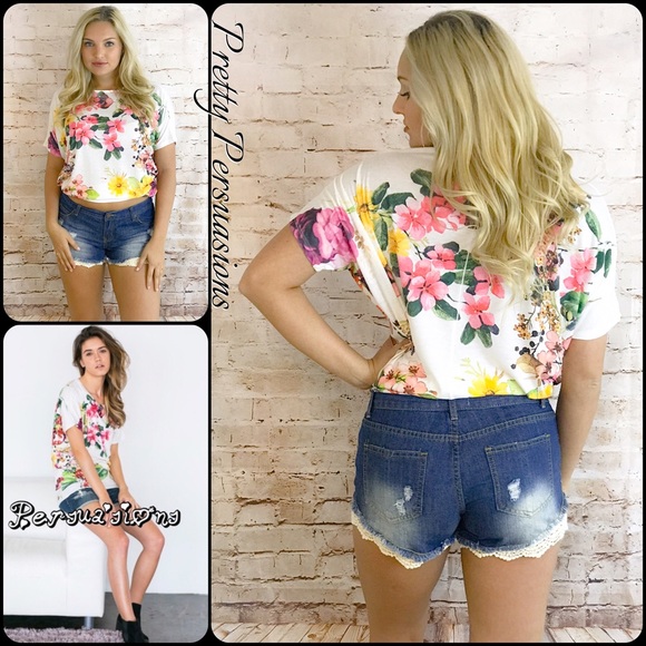 CLEARANCE‼️ NWT Floral Dolman Sleeve Slouchy Top - Picture 5 of 8