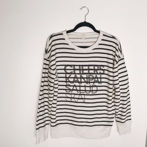 J. Crew Striped Sweatshirt