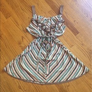 Boutique Striped Sun Dress